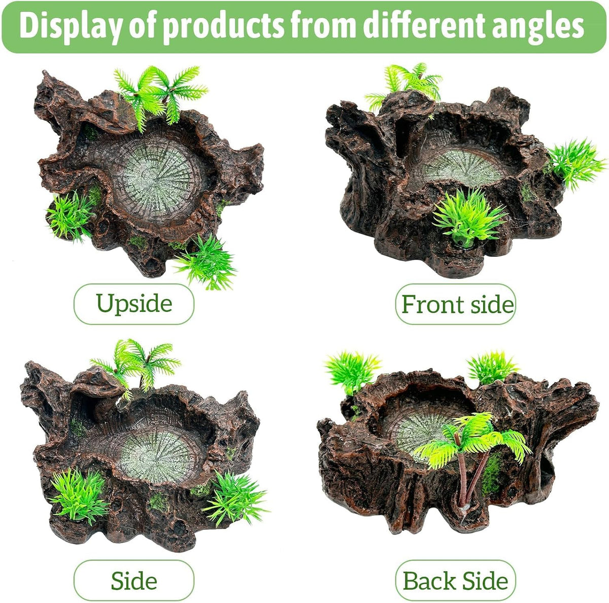 PINVNBY Reptile Water Dish, Snake Water Bowl - Smooth - image 3