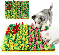 Snuffle Mat for Dogs, Sniff Mat for Cats Puppies Rabbits - Pink