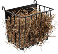 2PCS Rabbit Hay Feeder Guinea Pig Hay Feeder with Heavy-Duty Metal - 1 piece / black
