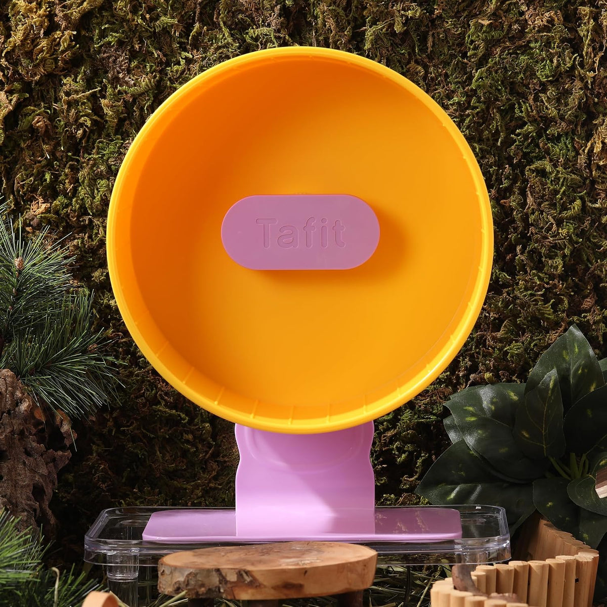Super‑Silent Hamster Exercise Wheel - 8.7inch / Passionfruit Yellow - image 2