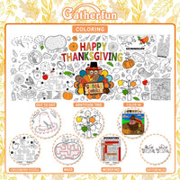 Halloween Activity Poster, Halloween Tablecloth for Kids - Thanksgiving - image 2