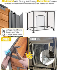 Suumerpety Indoor Outdoor Dog House - L-Brwon - image 2