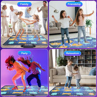 Dance Mat, Electronic Dance Mixer Rhythm Step PlayMat - 2player - image 4