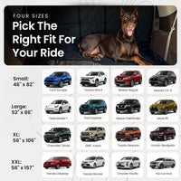 4Knines SUV Cargo Liner for Dogs, Fold Down Seats, Black Large – Essentials for Dogs - Grey / Extra Large - image 2