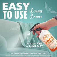 ANGRY ORANGE Pet Odor Eliminator for Cat Urine, Carpet Stains, and Strong Smells – Fresh Scent Odor Remover- 24 oz