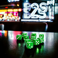 Luck Lab 10 Pack 16mm D6 Acrylic Dice Set - Green Pearl - image 4