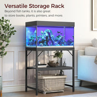 MAHANCRIS 20 Gallon Fish Tank Stand - Black / 20 Gallon - image 4