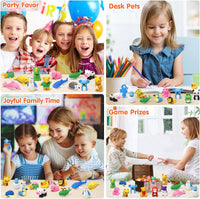 120 Pcs Animal Pencil Erasers, Desk Pets for Treasure Box - 150 - image 4