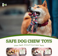 Dog Rope Toy for Large Dogs Heavy Duty Dog Chew Toys for Aggressive - 1 Pack-Medium / Medium - image 3