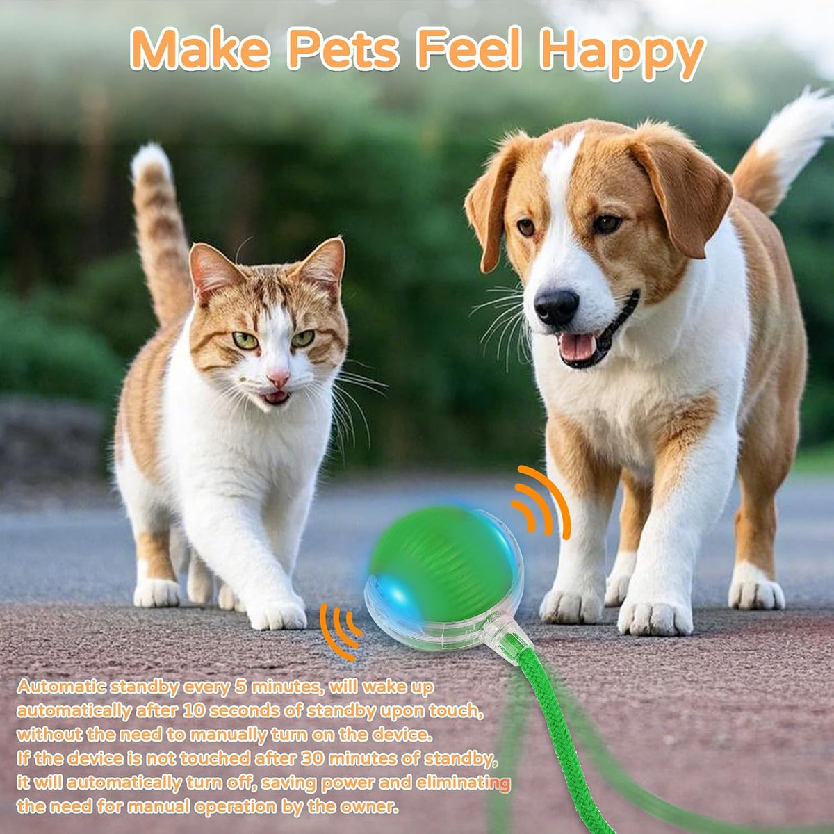 2025 New 3Pack Cat Ball Kitten Toys for Indoor Interactive Kitty Ball - 1PK - image 4