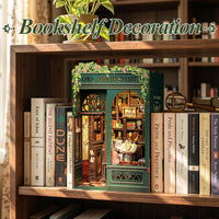 Owl Bookstore Book Nook Kit, 3D Wooden Puzzles with LED - Owl Bookstore - image 3