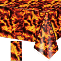 Irenare 1 Piece Cobblestone Stone Tablecloth - 3 / Lava