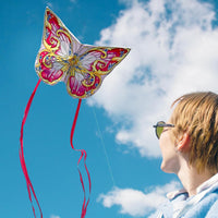Xida Butterfly Kites for Kids and Adults Easy to Fly - Pink Butterfly - image 4