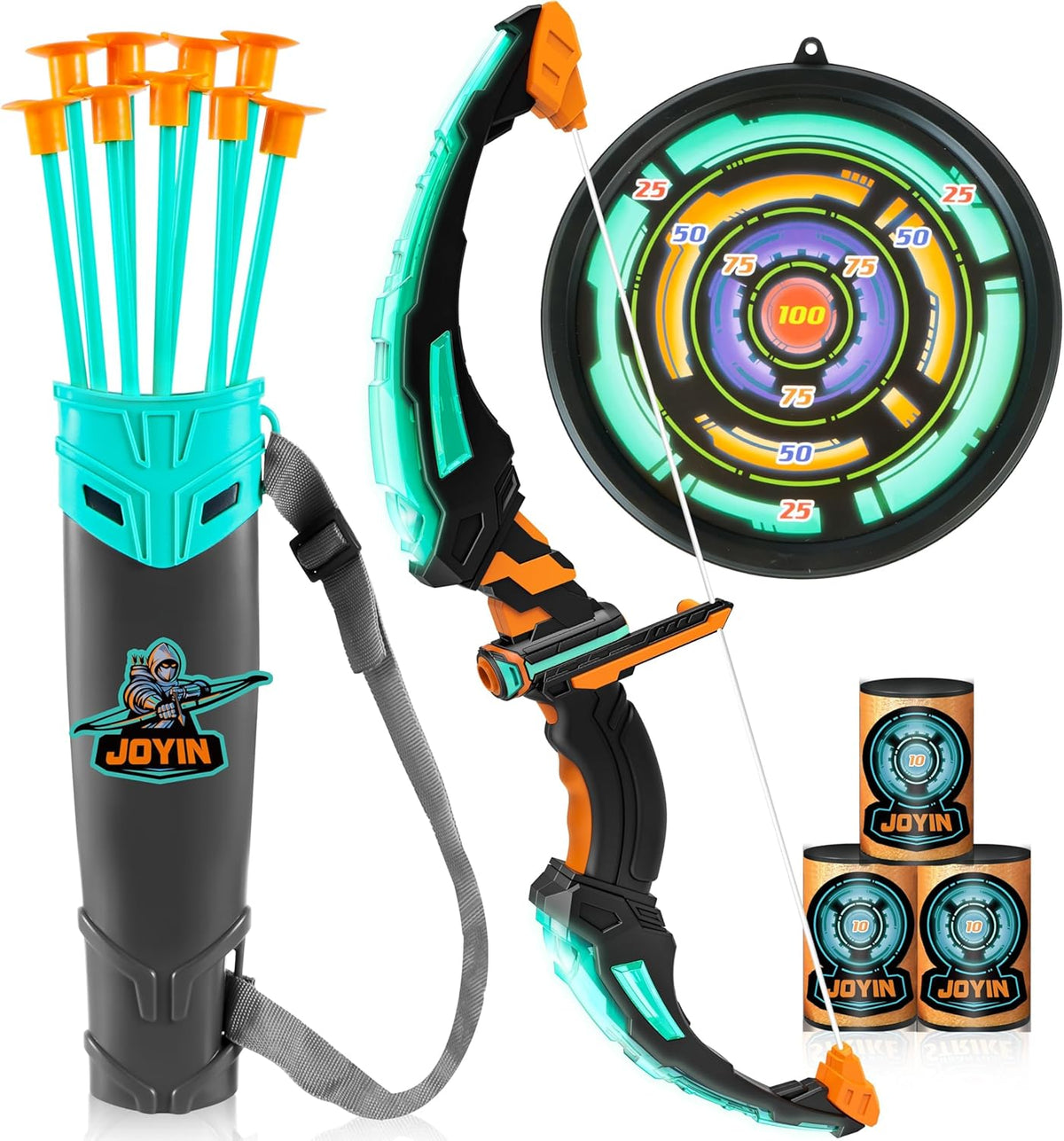 JOYIN Kids Bow and Arrow Set - Aqua Blue
