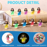 CroBlissful 50 little Jesus figurines that glow in the dark, five colors - view 13