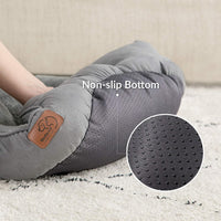 Bedsure Small Dog Bed Washable, Round Cat Beds for Indoor Cats - 20"L x 19"W x 6"Th / Grey - image 2
