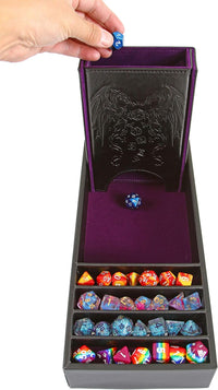 Forged Dice Co. Citadel Dice Tray and Tower, Storage Box - Purple - image 2