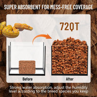 10LB Coconut Husk Chip for Reptiles - 1 Pack-10LB - image 4
