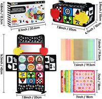 Dr.Rapeti 3in1 Tissue Box Toy, Tummy Time Mirror Toy - image 2