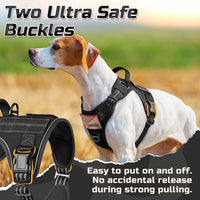 rabbitgoo Tactical Dog Harness for Large - Black / Large - image 3