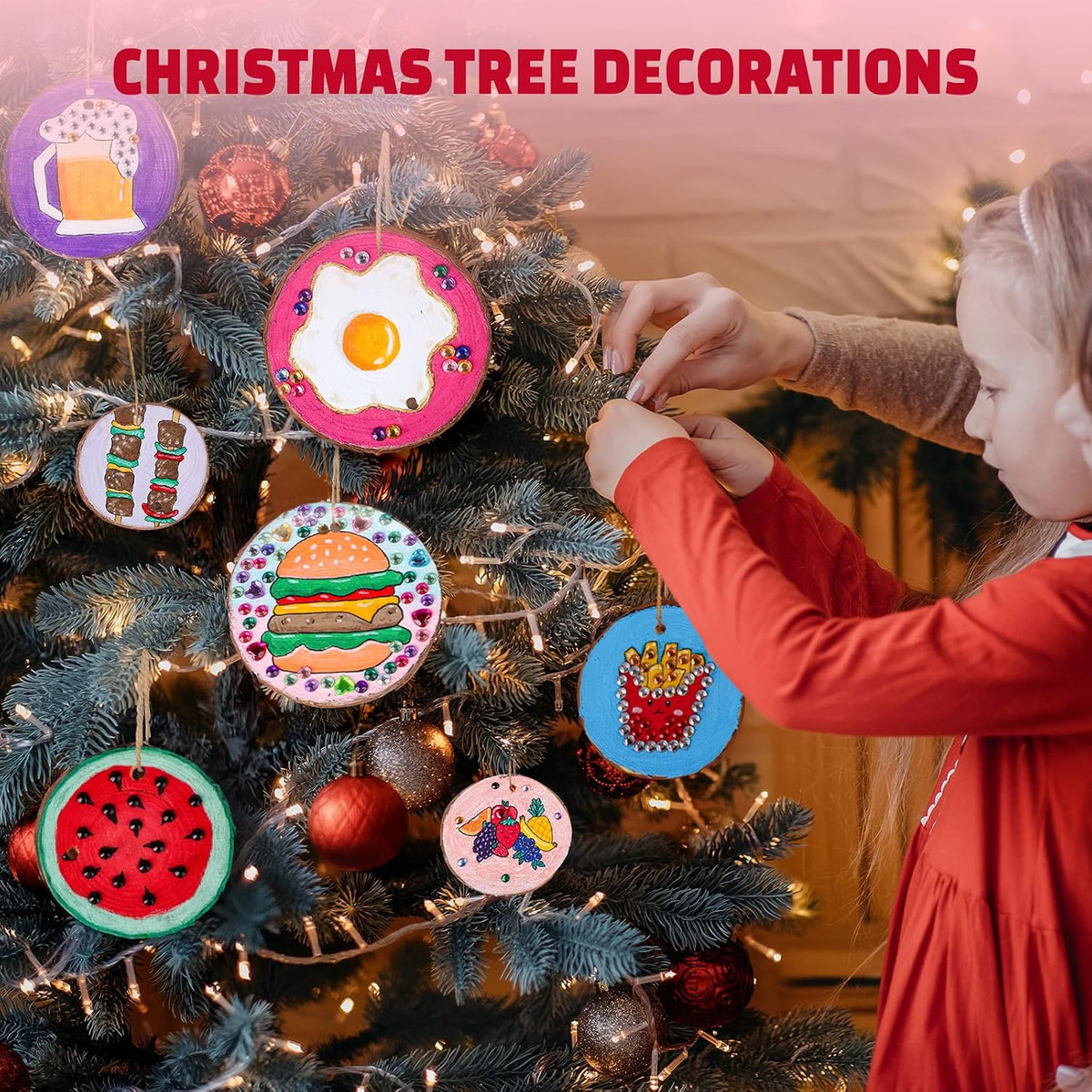 EPUMP Glow in the Dark Wooden Painting Kit for Kids - Wooden Painting Kit (Magnets) - image 2