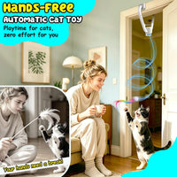 Automatic Interactive Cat Toy for Indoor Cats - Grey - image 2