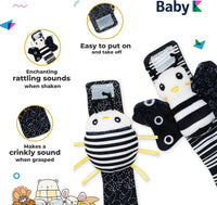 BABY K Baby Rattle Socks & Wrist Toys - image 3