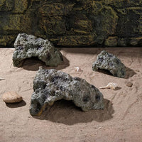 IBWell Resin Leopard Gecko Hide, True to Nature Reptile Rock for Bearded Dragon Hideout Snake Hides for Ball Pythons, Tortoise House Terrarium DÉCor - Meidum
