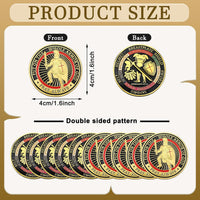 Nosiny 20 Pcs Armor of God Coins Metal Christian Challenge Coins - Novel Style - image 2