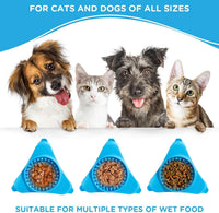 Lick Mat for Dogs with Suction Cups, XL, Blue - 1 Pack-Regular - image 3