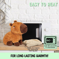 Bunny Microwavable & Weighted Stuffed Animals - Capybara - image 3