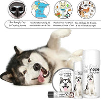 The Blissful Dog Malamute Unscented Nose Butter - Dog Nose Butter, 16 Ounce