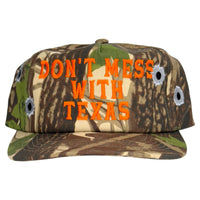 Don’t Mess With Texas Camo Hat Custom Embroidered
