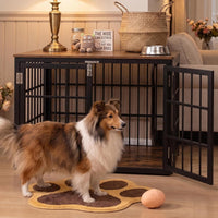 DUMOS Dog Crate Furniture 38 Inch Indoor Crate Dog Cage Wooden Kennel – Essentials for Dogs - Black / 42.1"L x 30.0"W x 30.2"H / 1 - image 2