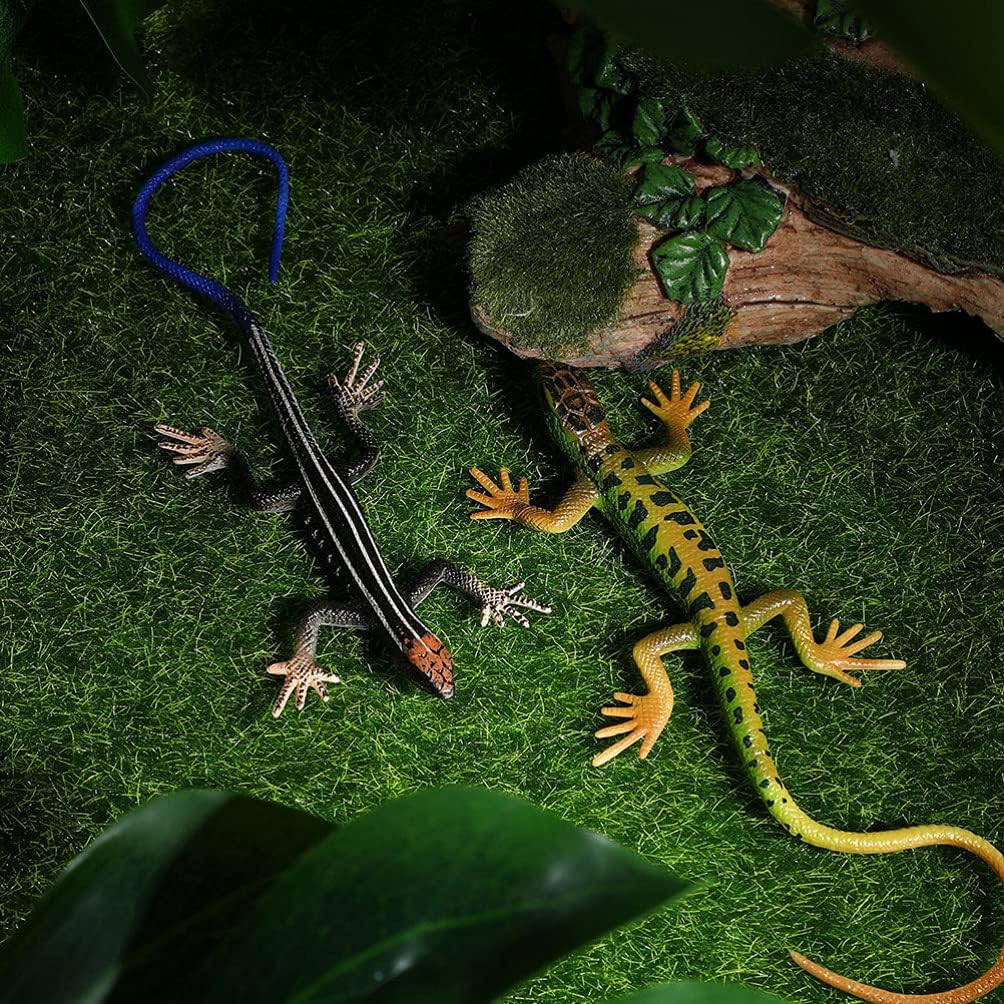 NUOBESTY green plastic lizard figurine reptile toy - view 2