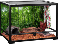 48x18 in Tropical Terrarium Backdrop Green Tree Reptile Habitat - 36x18in/90x45cm - image 4