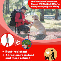 Dog Tie Out Cable, Dog Runner Cable – Essentials for Dogs - 10FT / Red - image 2
