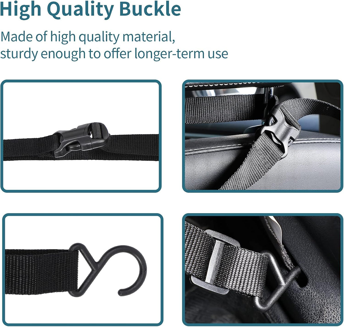 Petsfit Dog Car Barrier Vehicle Pet Barrier Backseat Mesh Dog Car - Medium - image 4