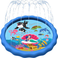 SplashEZ 3-in-1 Splash Pad - Sea World | 89 Inch XXL