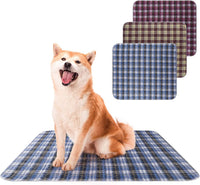 Dog Grass Pad with Washable Pee Pads for Puppy Potty Tray - Blue & Purple & Brown / 36" x 41" (3 Pack)