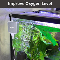 NICREW Nano Silent Aquarium Air Pump - up to 10 gallon / White - image 3