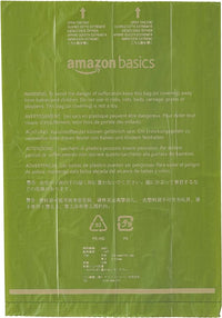Amazon Basics Dog Poop Bags with Dispenser, 270 Count, Enhanced for Guaranteed Leakproof, Brazilian Mango Scented, Includes Leash Clip