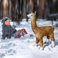 Jet Creations 37" Inflatable Standing Cow - Alpaca: Light Brown - image 2