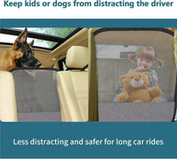 Petsfit Dog Car Barrier Vehicle Pet Barrier Backseat Mesh Dog Car - Medium - image 3
