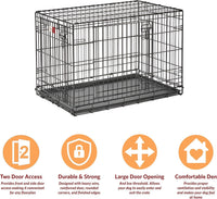 LifeStages by MidWest 36-Inch Double Door Crate, M-L Breeds - Double Door / Fits 36-inch Crate - image 3