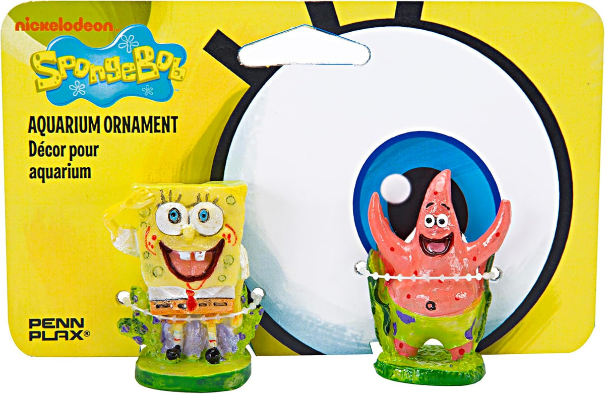 Penn-Plax Spongebob & Pineapple House Aquarium Decor - Mini / Irregular shape