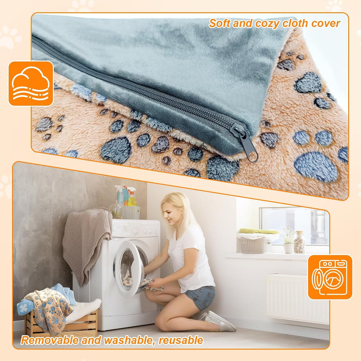 Large Dog Heating Pad 36x24 in with Normally Open Function – Essentials for Dogs - Yellow / 32 x 20 in - image 4
