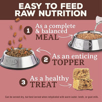 Primal Freeze Dried Raw Dog Food Nuggets, Turkey & Sardine, Complete & Balanced Meal, Also Use as Topper or Treat, Premium, Healthy, Grain Free, High Protein Raw Dog Food, 14 oz (Pack of 2)