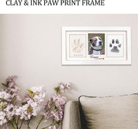MYPAWLETS Paw Print Frame Kit, Dog/Cat Pawprints Keepsake - Extra Large-white - image 3