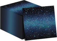 Party Greeting 50 galaxy space starry paper party napkins with a bright starry pattern - view 2